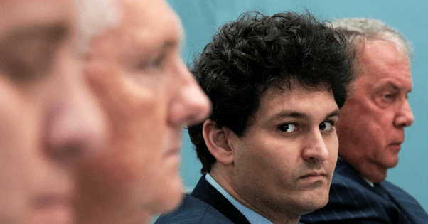 Sam Bankman-Fried pictured in court-related news photography